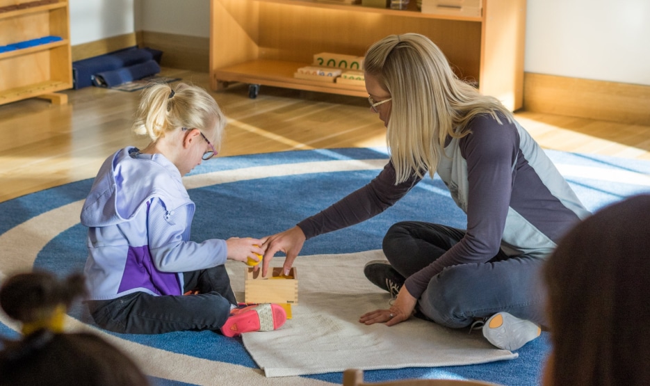 Teacher and student learning with blocks